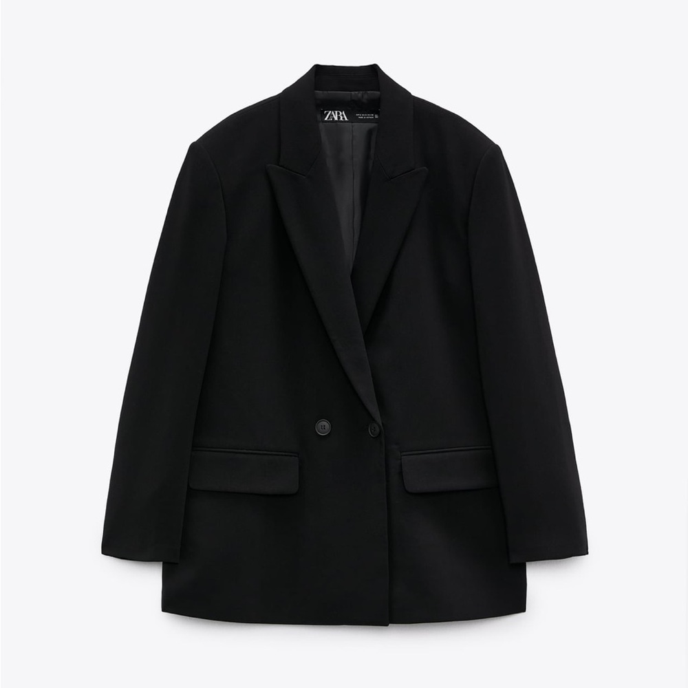 Zara oversized double breasted blazer